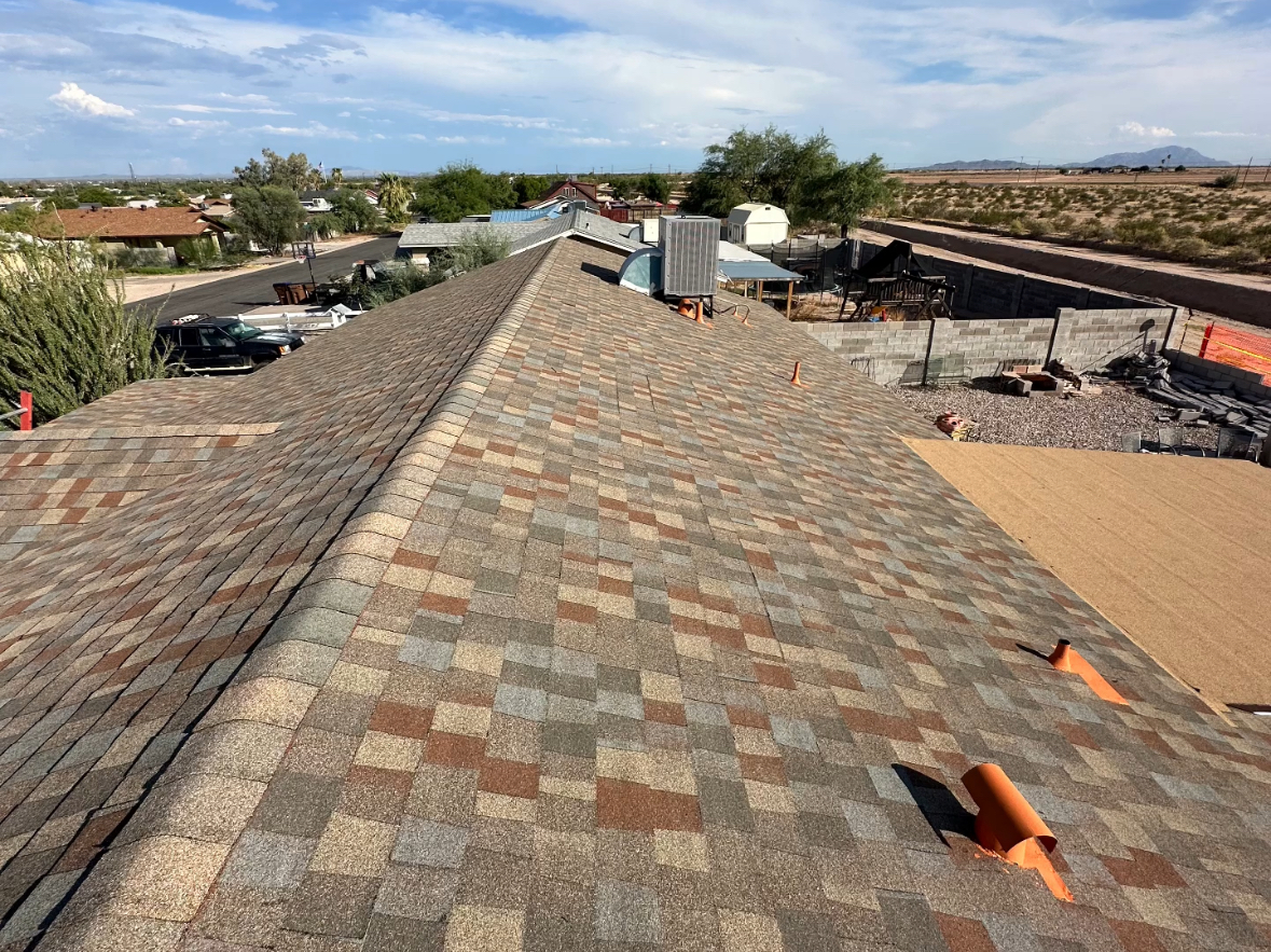 Guys working on a roof